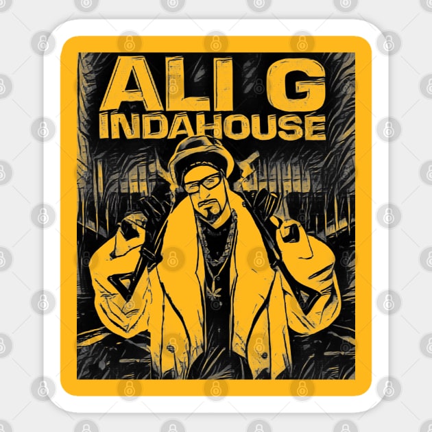 ali g indahouse Sticker by RetroScribbles